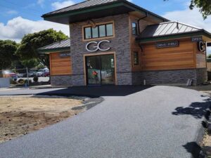 asphalt done near Gravity Coffee